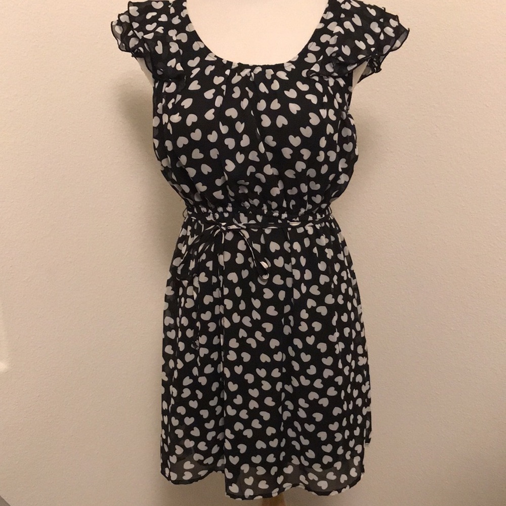 💚2 for $15💚Cute black and white heart dress